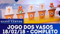 Jogo dos Vasos - Programa Silvio Santos - 18.02.18