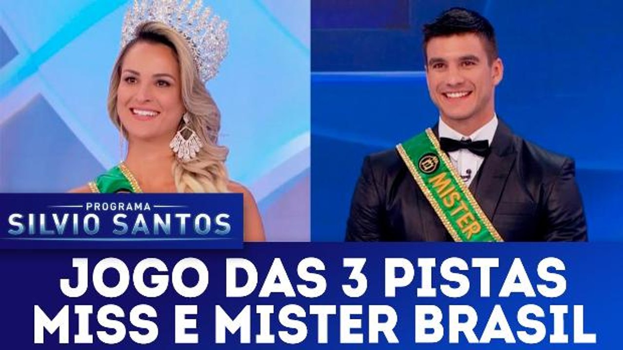 Jogo das 3 Pistas - Programa Silvio Santos - 18.02.18