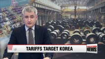 U.S. proposal would slap 53% tariff on Korean steel, but not other U.S. allies