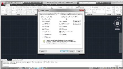 AutoCad Object Snaps