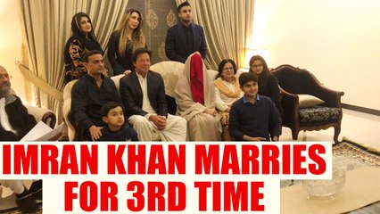 Former Pakistani cricketer Imran Khan ties knock, gets married to Bushra Maneka | Oneindia News