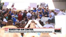 Florida school shooting survivors plan march on Washington to demand gun control measures