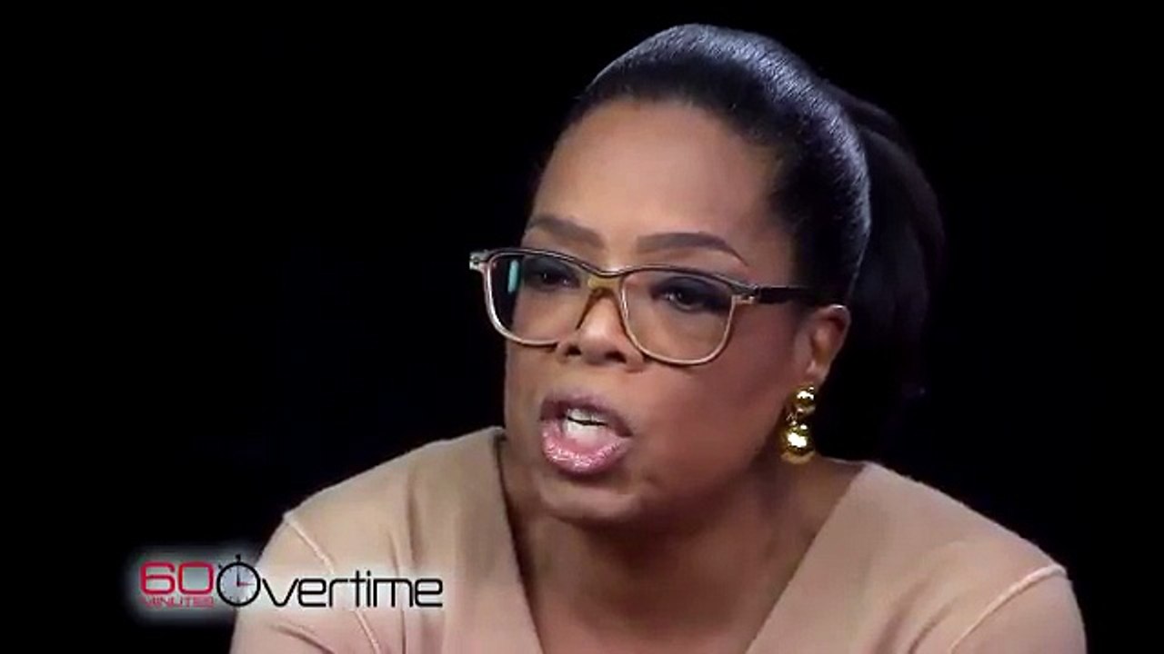 Oprah talks on 60 minutes