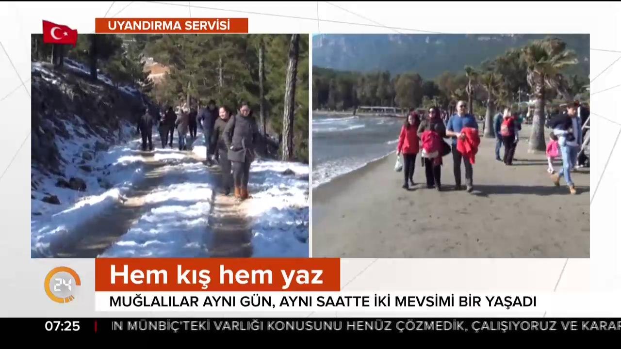 İki mevsim birden