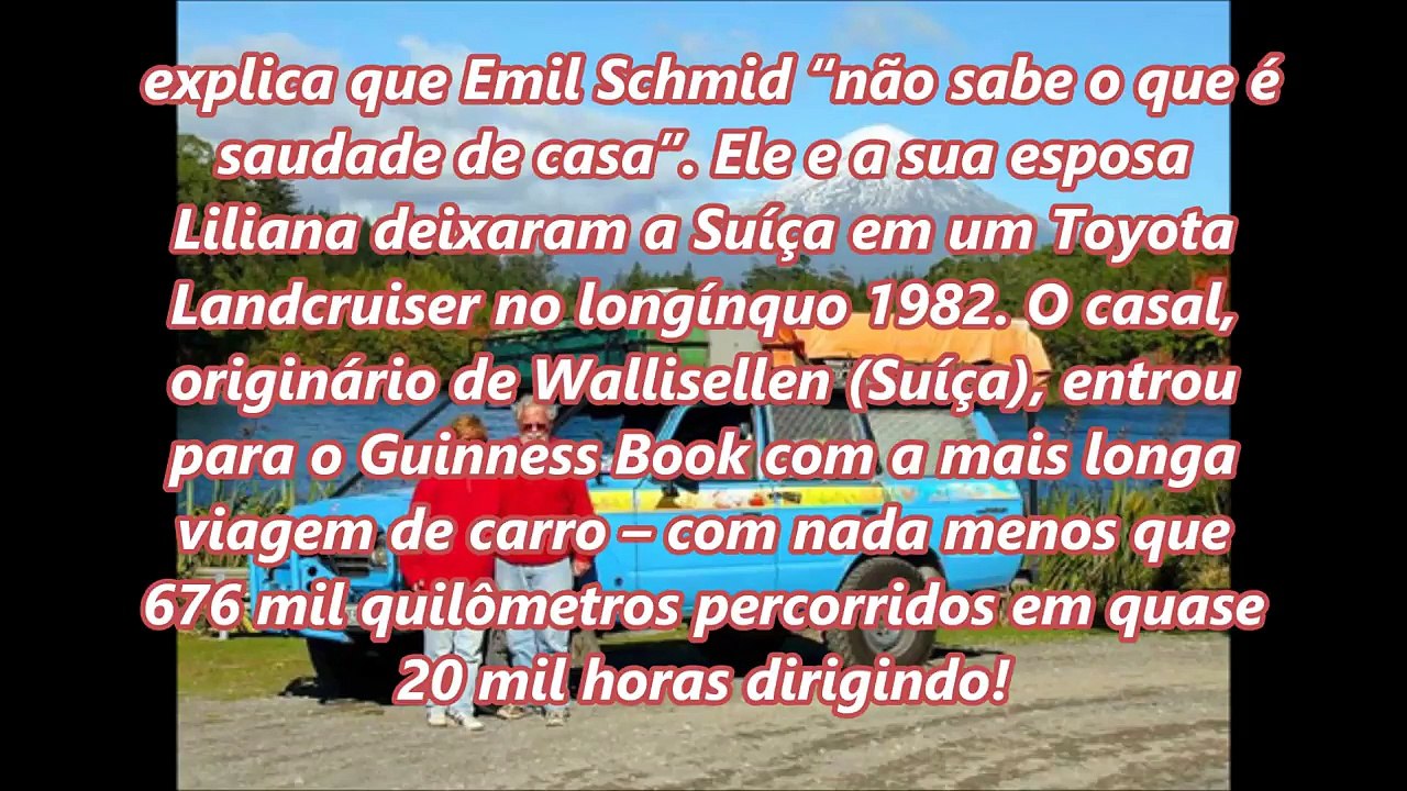 Casal Faz a volta ao mundo em um toyota !