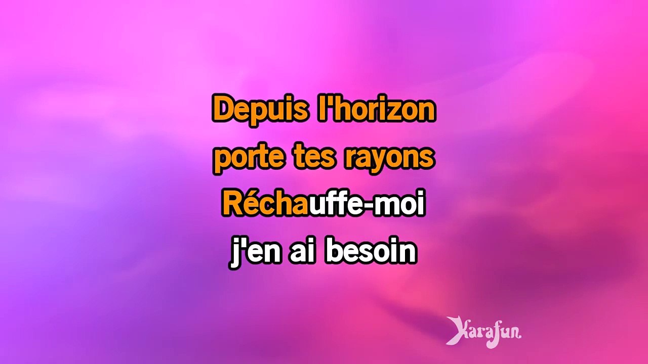 Karaoké Perce les nuages (Live) - Isabelle Boulay *