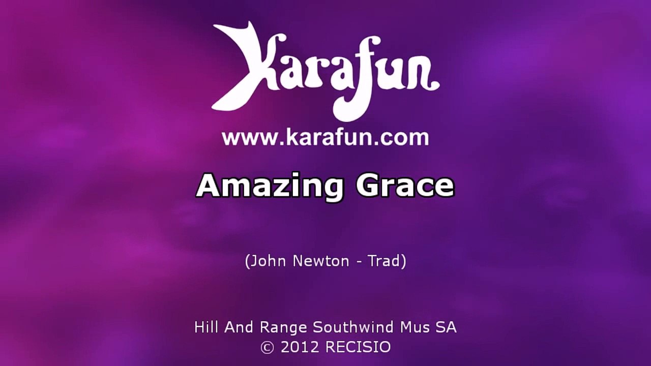 Karaoké Amazing Grace Laurence Jalbert * video Dailymotion