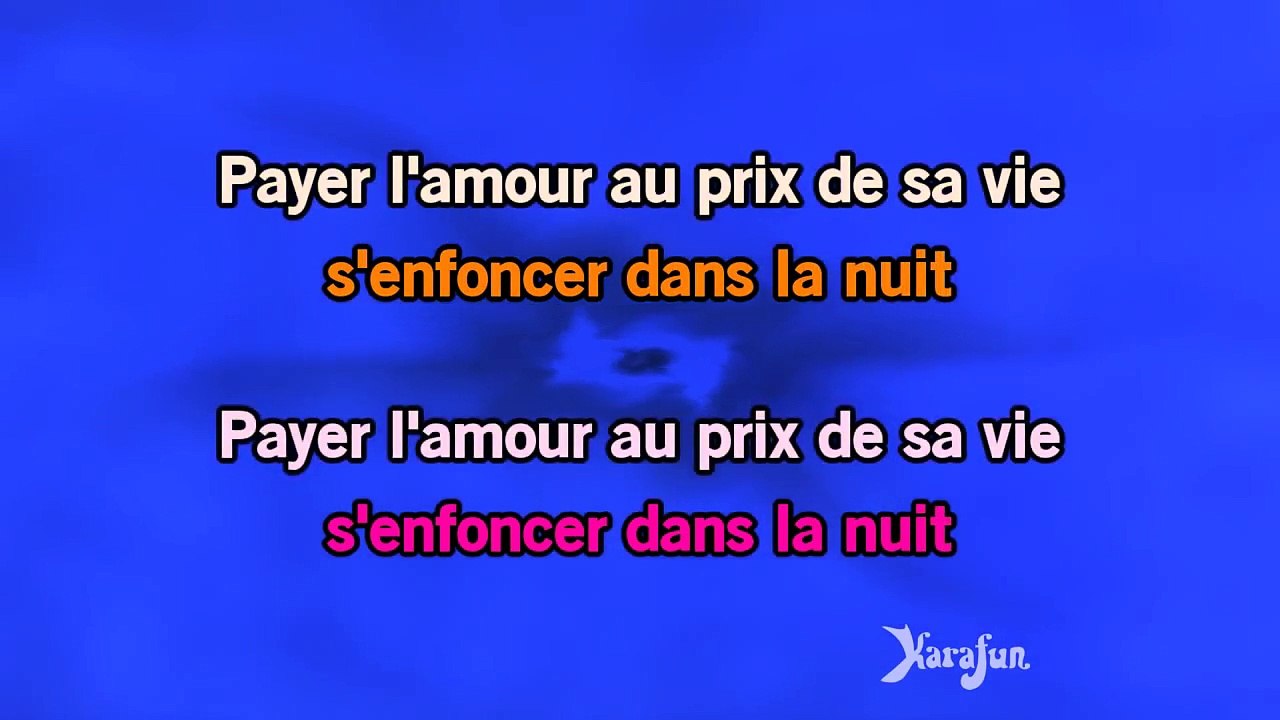 Karaoké Mourir d'aimer (duo) - Charles Aznavour *