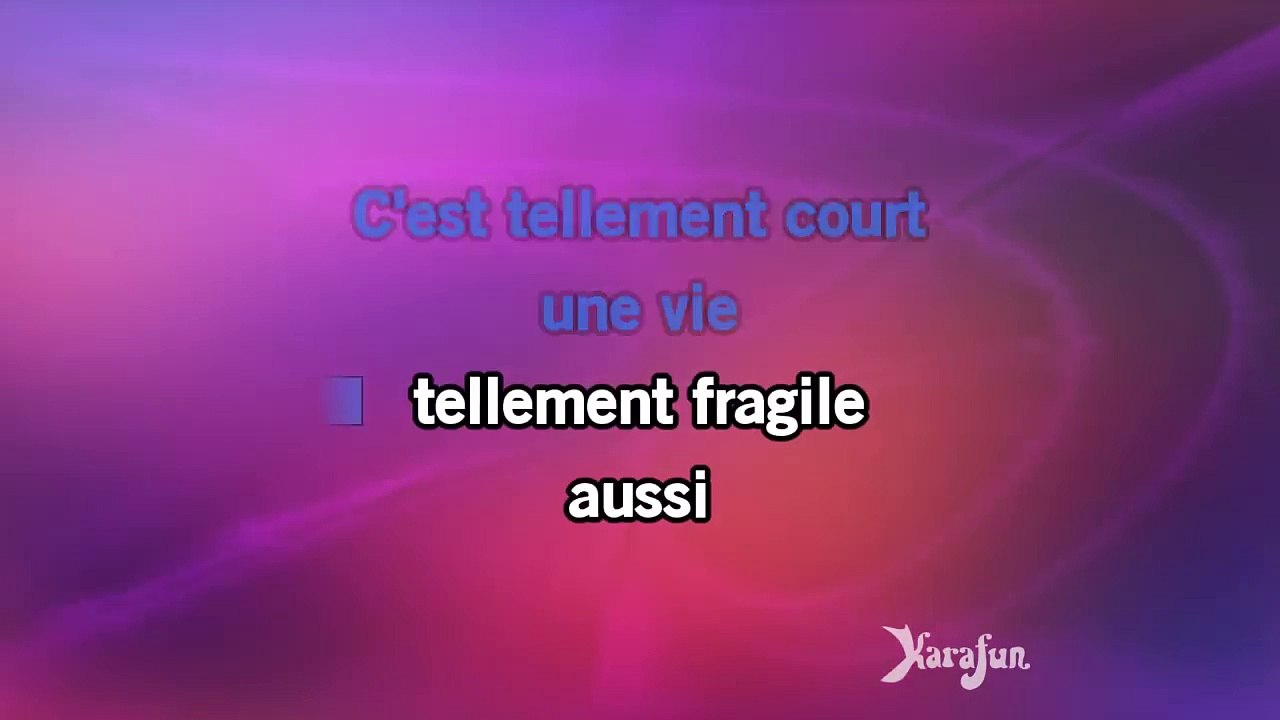 Karaoké L'envie d'aimer - Les Dix Commandements *