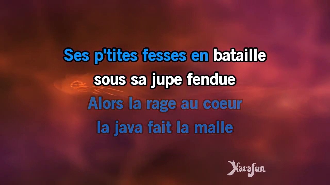 Karaoké Le jazz et la java - Claude Nougaro *