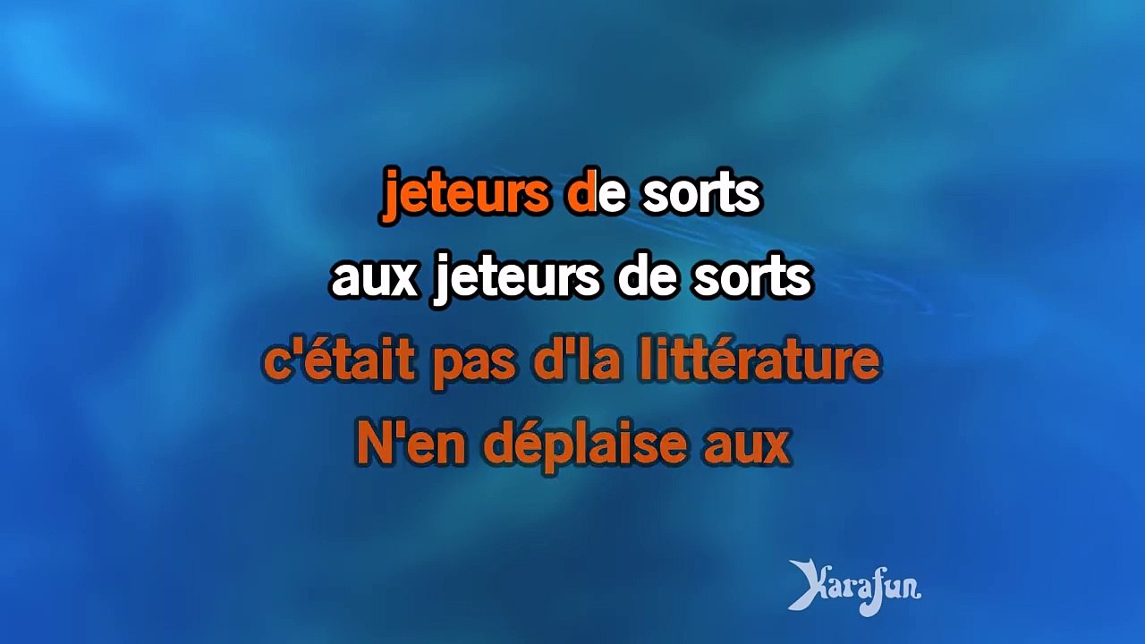 Karaoké Les copains d'abord - Georges Brassens *