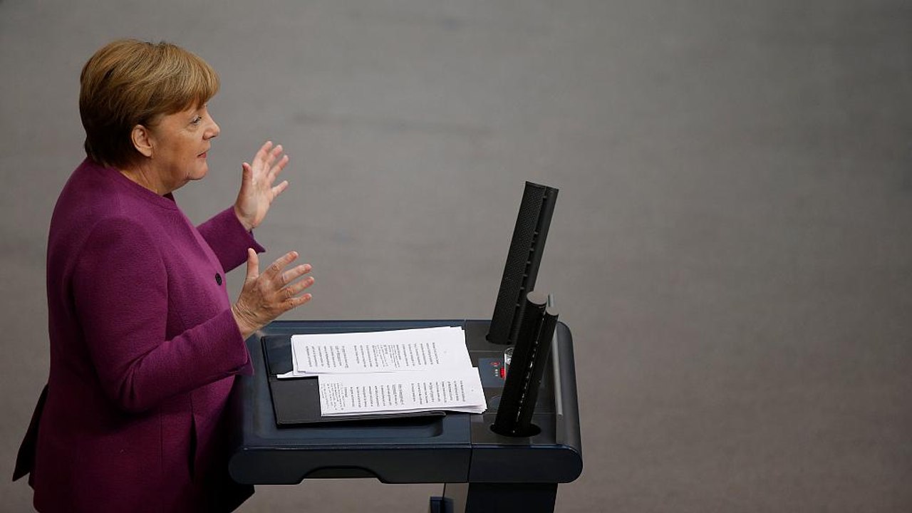 Merkel verurteilt 'Massaker' in Ost-Ghouta