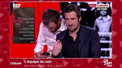 Problème technique en direct sur le plateau de L'Equipe