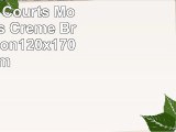 Tapis Moderne à Carreaux Poils Courts Moucheté Gris Crème Brun Dimension120x170 cm