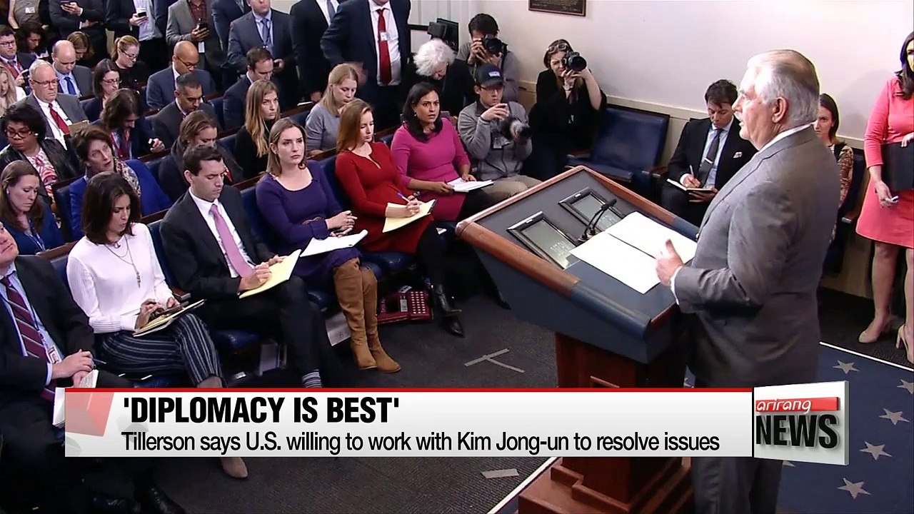 U.S. willing to work with Kim Jong-un: Tillerson