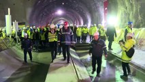 Dudullu-Bostancı Metro Tünellerinin buluşma töreni (1) - İSTANBUL