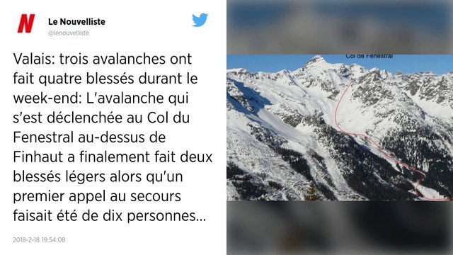 AAvalanche et accidents. Quatre personnes tuées dans les Alpes et les Pyrénées dimanche.