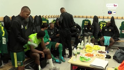Interview de Clement GOGUEY (milieu Marseille) et Karim (entraîneur de Lyon)