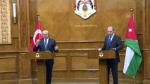 Dışişleri Bakanı Çavuşoğlu, Ürdünlü mevkidaşıyla ortak basın toplantısı düzenledi - AMMAN