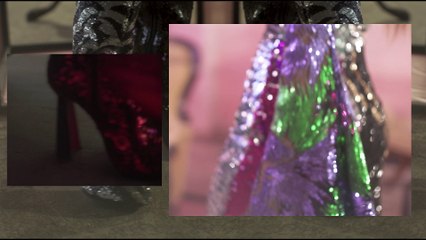 La collaboration Christian Louboutin x Halpern automne-hiver 2018-2019