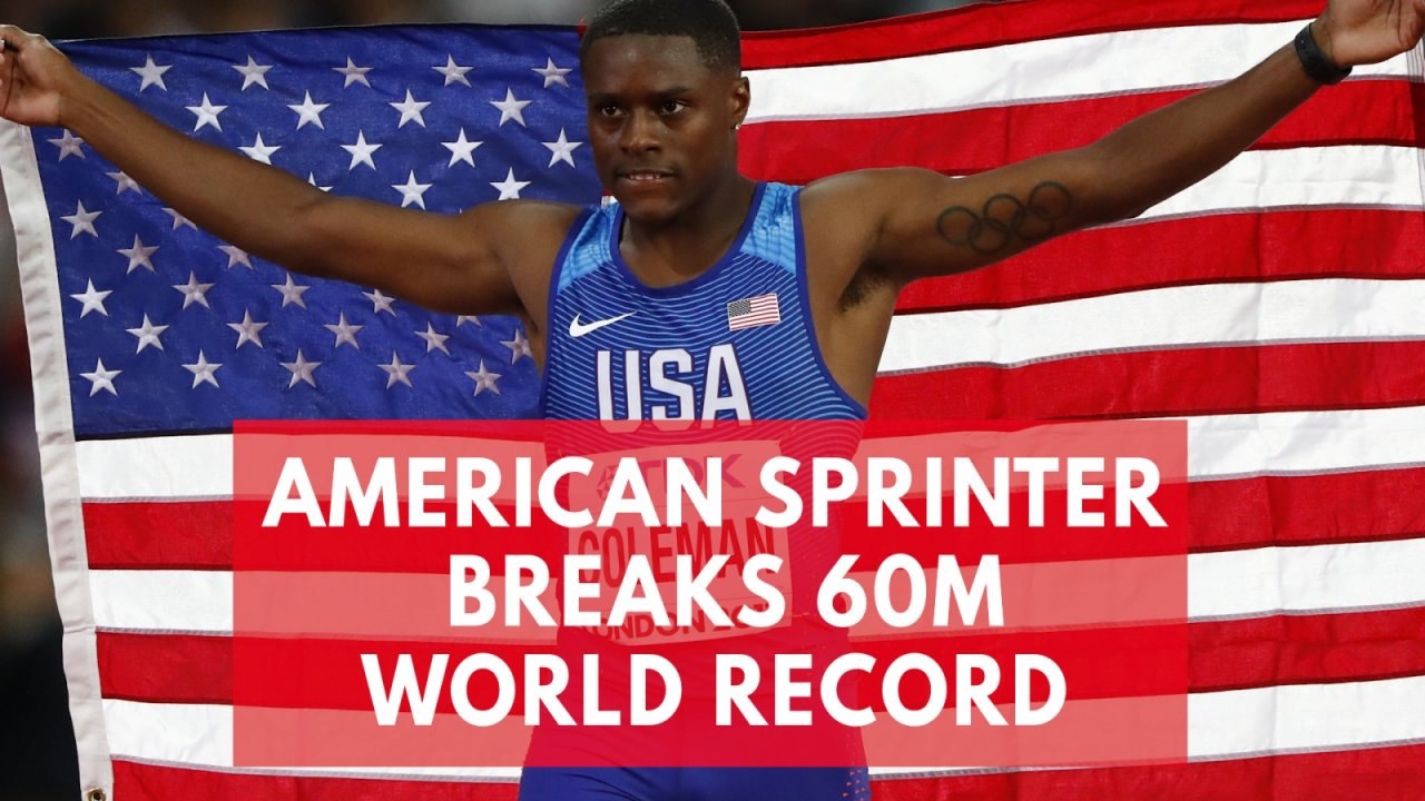 American sprinter breaks world record of 20 yea...