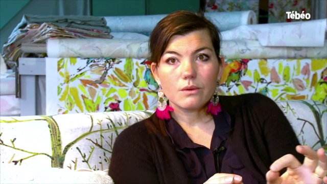 Etel (56). Marie-Adeline, créatrice de tissus d'ameublement