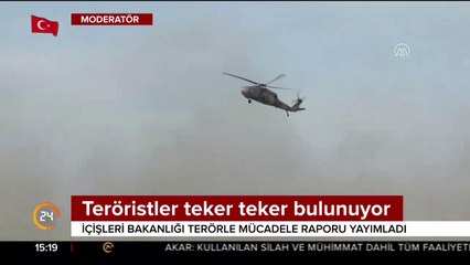 Teröristler teker teker bulunuyor