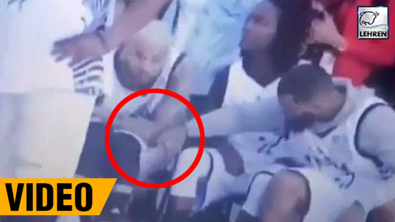 Chris Brown Was Seen Smoking At The NBA Hip-Hop...