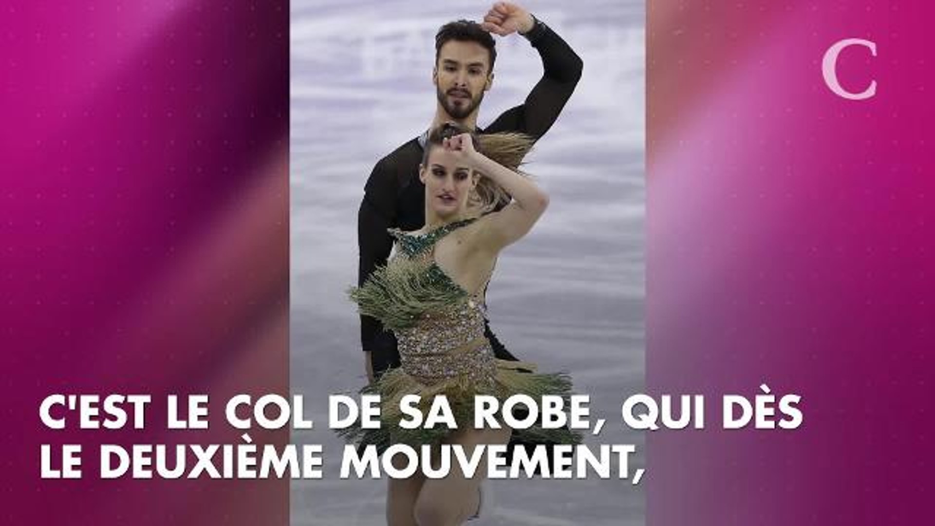 JO 2018 : Oups ! La patineuse Gabriella Papadakis dévoile un téton lors de  sa performance - Vidéo Dailymotion