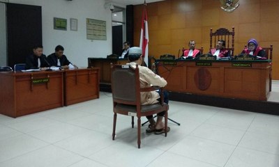 Jaksa Tuntut Jonru Ginting 2 Tahun Penjara