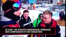 JO 2018 : un athlète homosexuel embrasse son compagnon et fait sensation (vidéo)