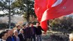 Afrin'e destek olmak için Kastamonu'nun en yüksek tepesine bayrak dikip, İstiklal Marşı'nı okudular