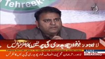 PTI spokesperson Fawad chaudhry media talk