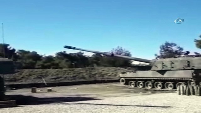 PYD mevzileri fırtına obüs toplarıyla vuruluyor