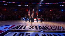 Fergie Performs The U.S. National Anthem _ 2018 NBA All-Star Game