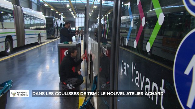 Bordeaux métropole - Dans les coulisses de TBM - le nouvel atelier Achard