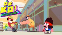 OK K.O.! Let's Play Heroes - Fighting Over A Special Metal Alloy Part From The Junkyard For Teamster