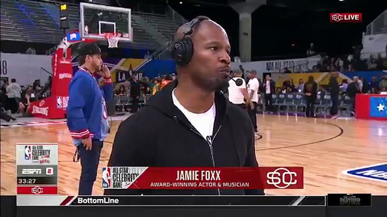 Jamie Foxx Awkward Interview SportsCenter Michael Smith
