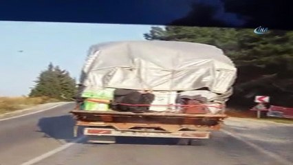 Adamı ev eşyası gibi taşıdılar