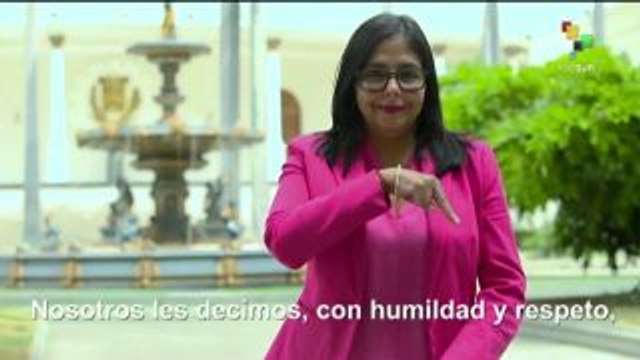 Pdte. Maduro envía mensaje de paz a venezolanos en lenguaje de señas