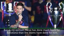 Messi makes Barcelona better than they really are - Deco