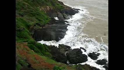 View from the hill between Gokarna village and Kudle beach
