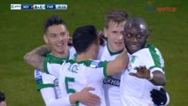 0-1 Το γκολ του Ρόμπιν Λουντ  - ΑΕΛ Λάρισα 0-1 Παναθηναϊκός  19.02.2018 [HD]