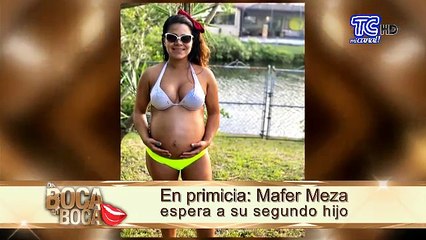 Mafer Meza espera su segundo hijo