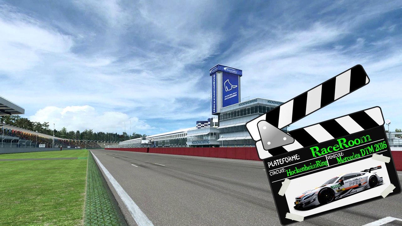 Tour de piste à HockenheimRing en Mercedes AMG DTM 2016 sur RaceRoom