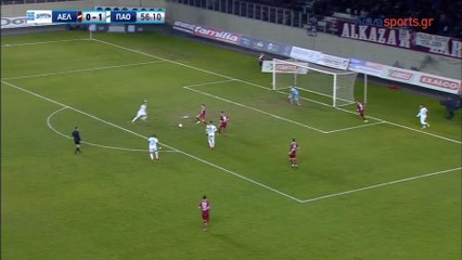 Anastasios Hatzigiovannis  AMAZING Chance - AEL Larisa vs Panathinaikos - 19.02.2018  [HD]