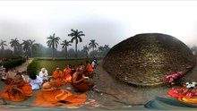 360 องศา สักการะ มกุฏพันธนเจดีย์Makutbhand Jetiya Buddhist Temple Kushinagar India