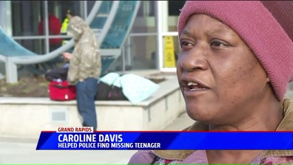 Homeless Woman Helps Police Find Missing Teenager
