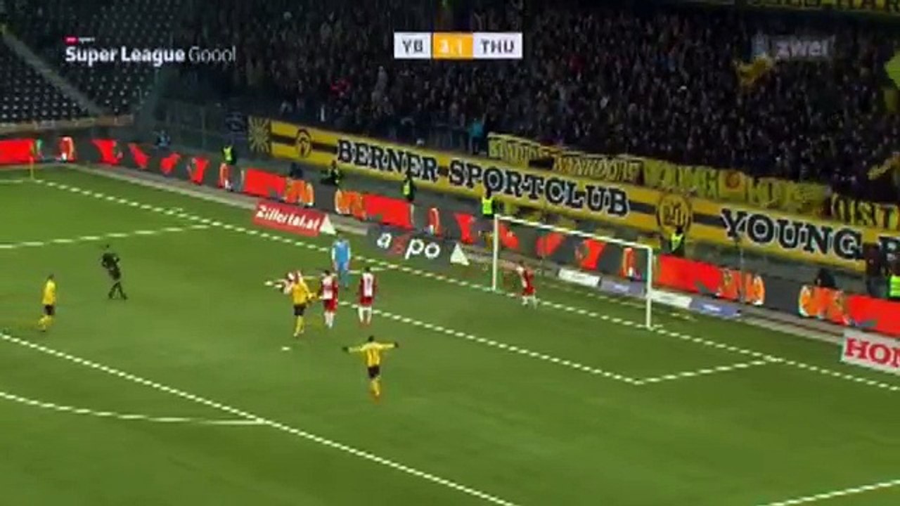 Young Boys 3:1 Thun (Switzerland. Super League 18 February 2018)