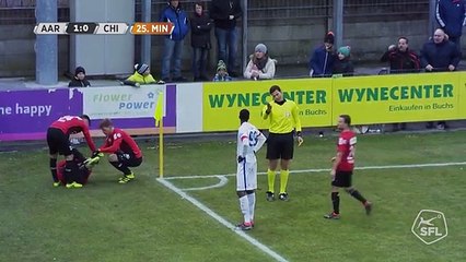 Aarau 4:1 Chiasso (Switzerland. Challenge League. 18 February 2018)